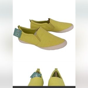 1 pair of zodiac Paige slip on sneakers , lime yellow . Brand New